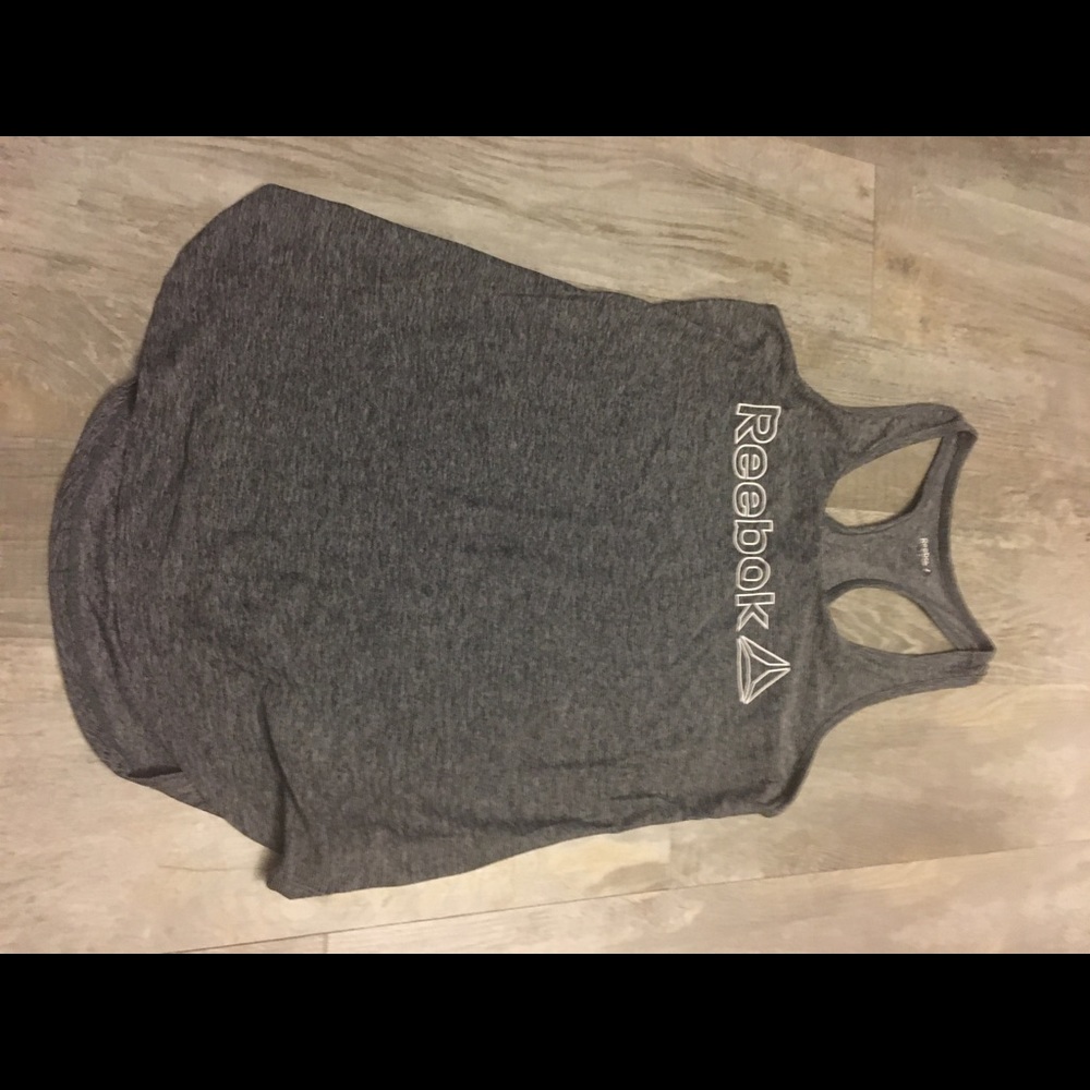 Grey Reebok tank